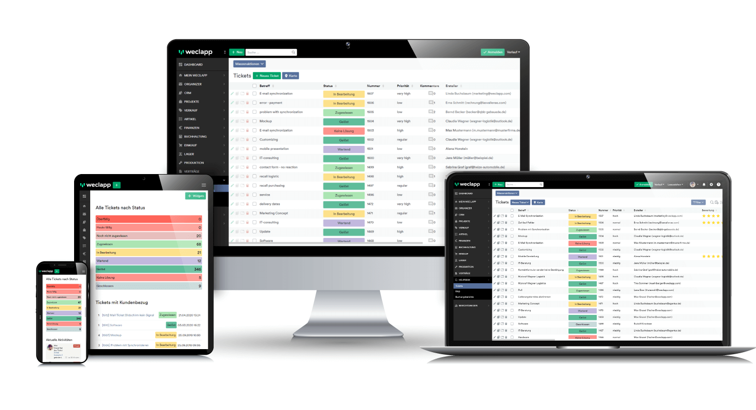 Geräte Ticketsystem