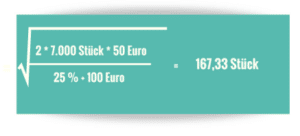 optimale Bestellmenge Beispiel