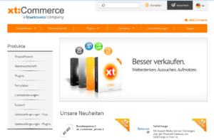 screenshot xt commerce