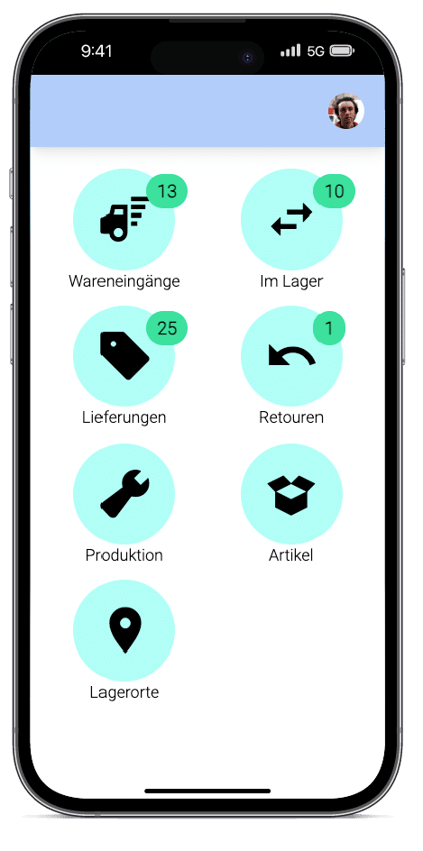 dashboard mobile lager App