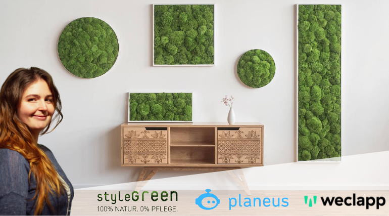 Blogbeitrag Header stylegreen, planeus, weclapp