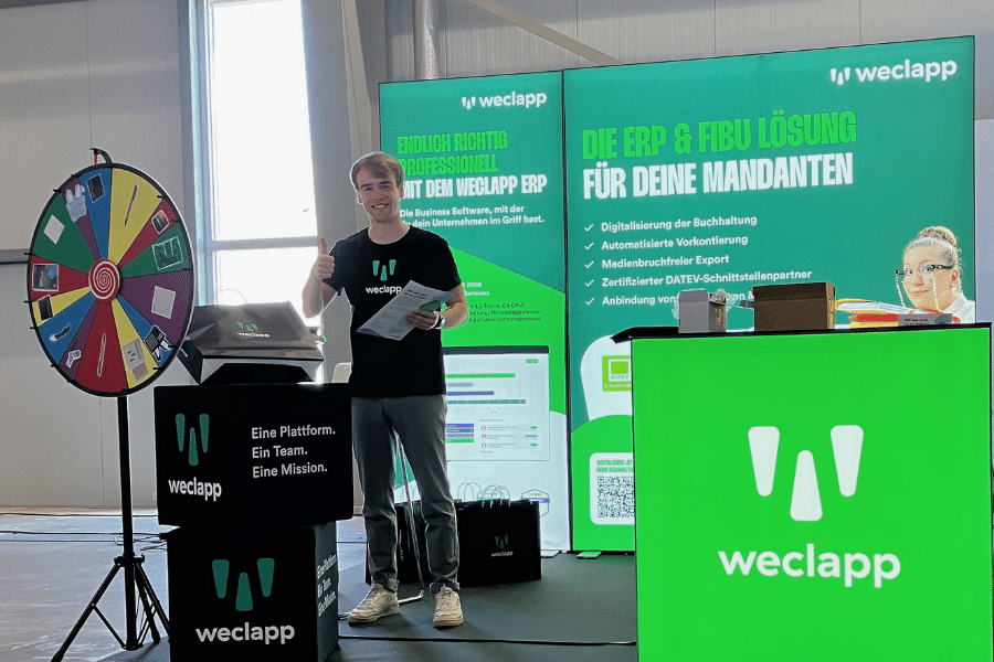 Team weclapp bei der StB EXPO NRW