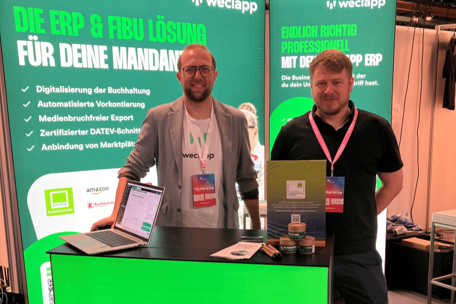 weclapp auf der TAXarena in München 2025
