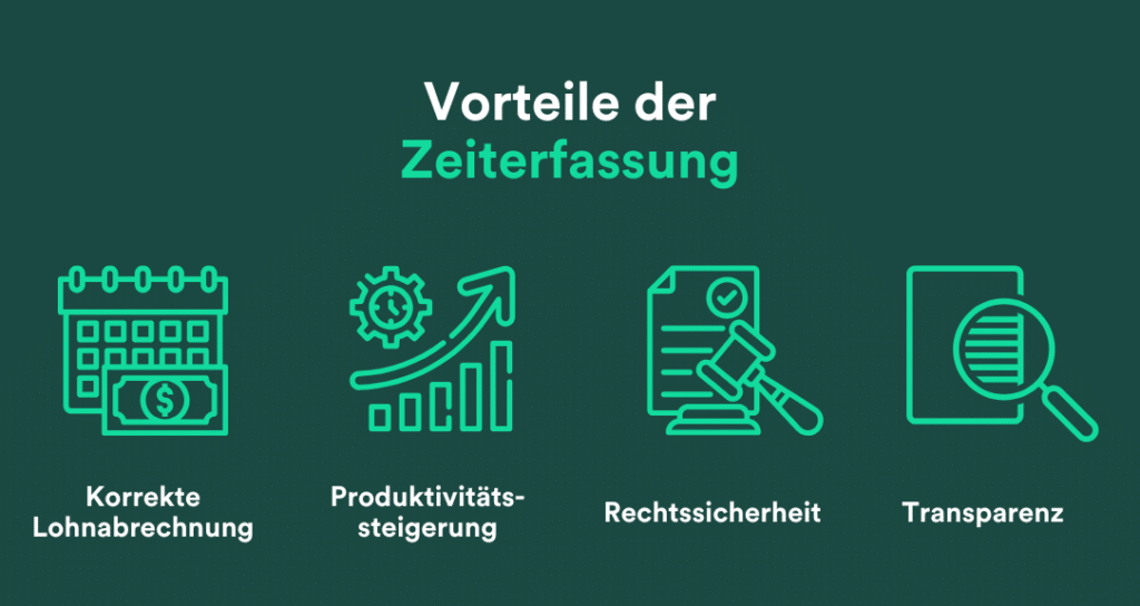 Überblick Vorteile der Zeiterfassung
