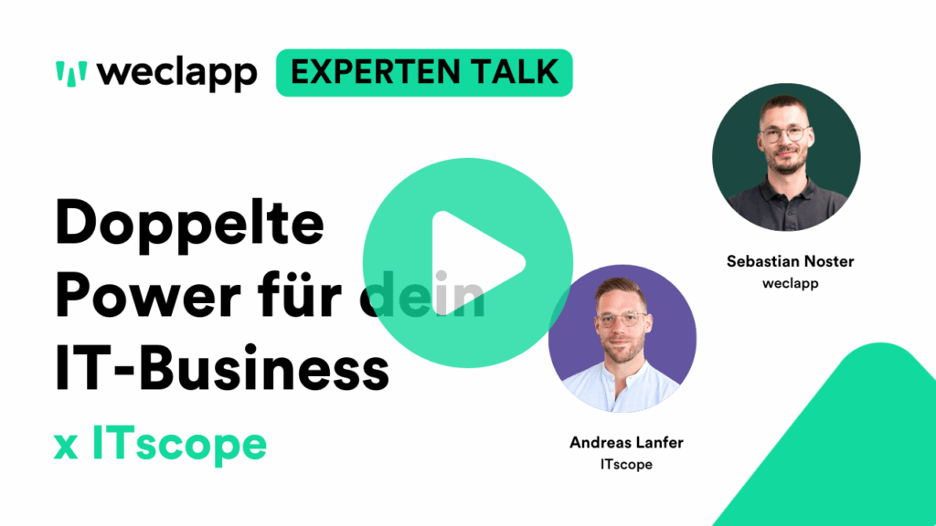 weclapp Experten Talk ITScope