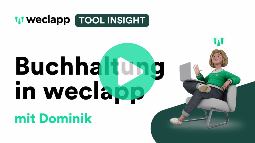 weclapp Tool Insight Buchhaltung
