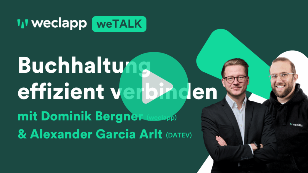 weclapp Webinar Buchhaltung effizient verbinden